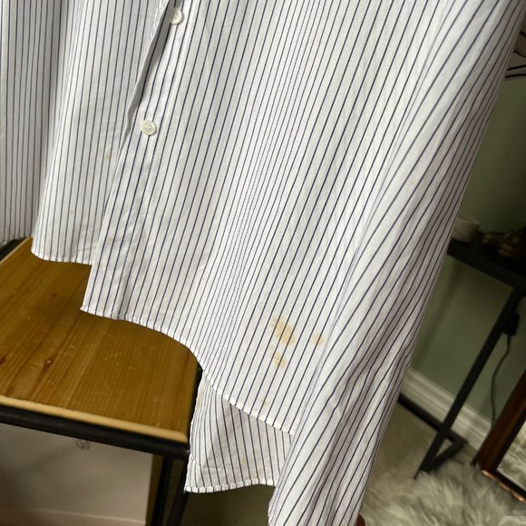 100% Cotton Asymmetrical Shirt Dress - Picture 6 of 8